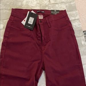 Fashion Nova canopy jeans with slits on both knees